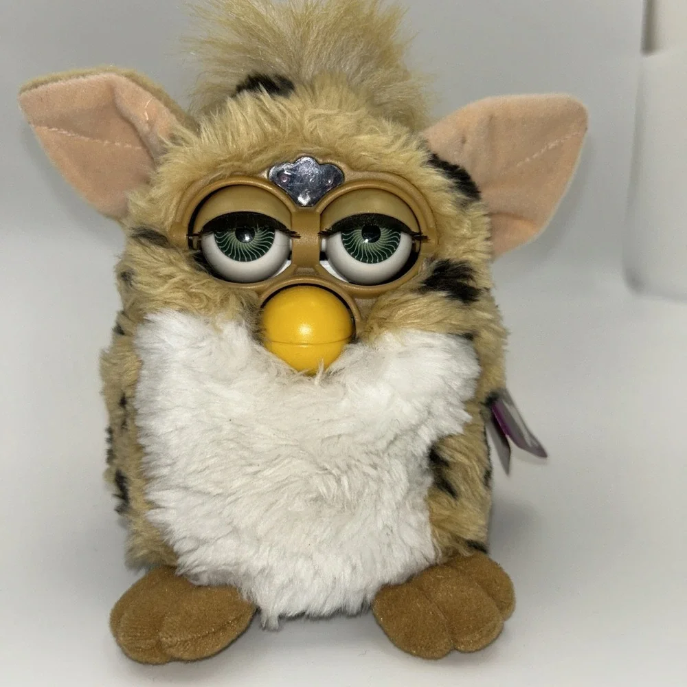 Working 1999 Furby Leopard/Cheetah 70-800 GEN 1 Tags/Tested/Works Vintage Tiger